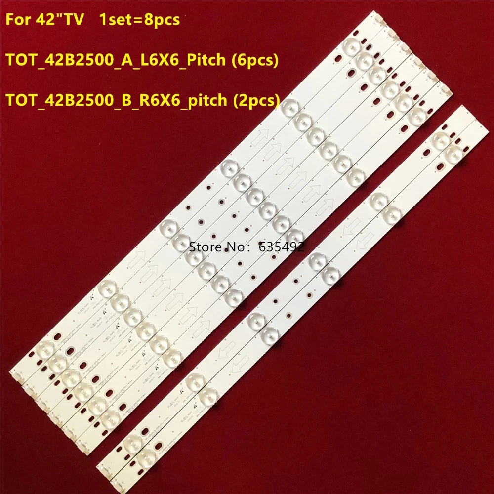 5set LED Strip BD420E32-0601A/0601B-01 4C-LB420T-HQ2A 4C-LB420T-HQ2B For 42E10 42L20 42S620 L42F3308B 42F3309B LVF420AUDX