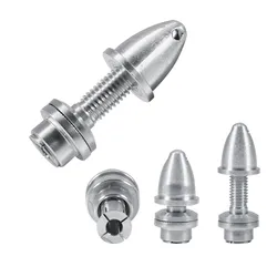 Adaptador de hélice de bala de aluminio RC, soporte para Motor sin escobillas, 5 unids/lote, 2mm, 3mm, 3,17mm, 4mm, 5MM, 6MM, 8MM, 10MM, envío directo