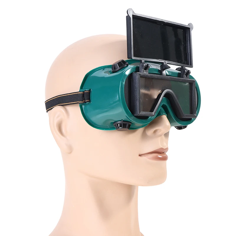 Portable Welding Goggles With Flip Up Safety Cutting Grinding Glasses