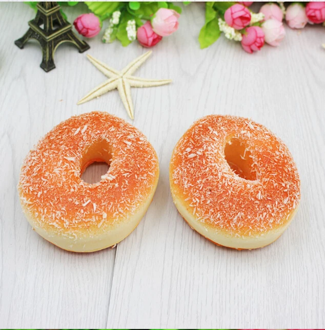 New Antistress Doughnut/French Fries Slow Rising Kawaii Scented Sweet Cream Charms Bread Kids Toy Fake Food Party Decor