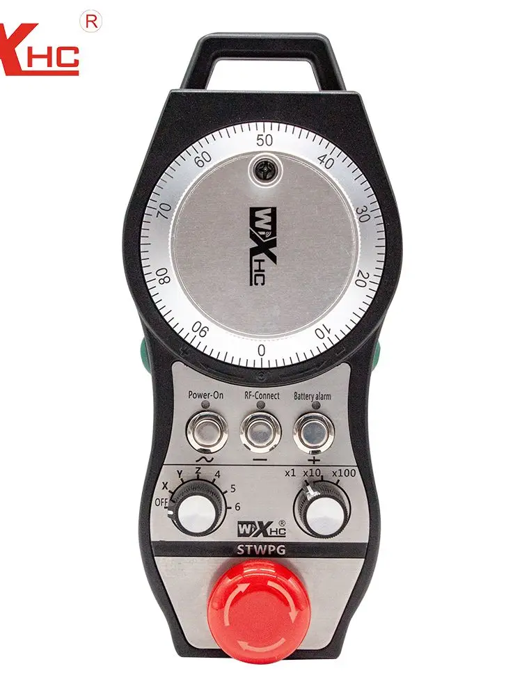 XHC Factory Sale Wireless Electronic CNC Laser Cutting Control Handwheel Manual Pulse Generator Mpg with Emergency Button Stwgp