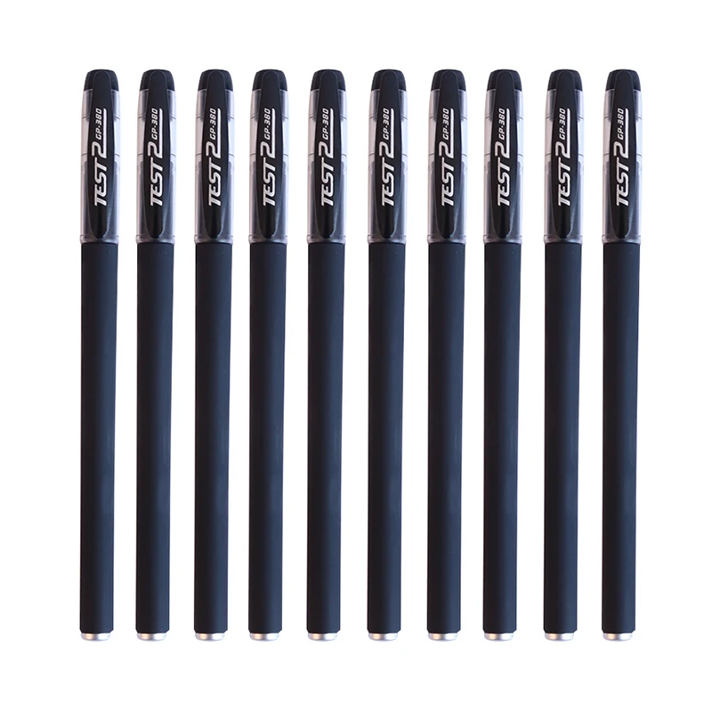 Stylo à Gel noir pour étudiant, 100mm 0.38mm, 0.5 pièces, stylo à Signature pour test pour enfants filles, cadeau, fournitures scolaires et de bureau