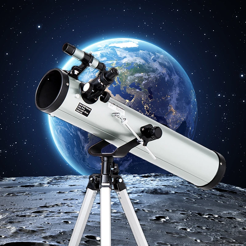 

F70076 Telescope Astronomic Large Aperture 350 Times Professional Zooming Monocular Reflective Telescope For Space Observation