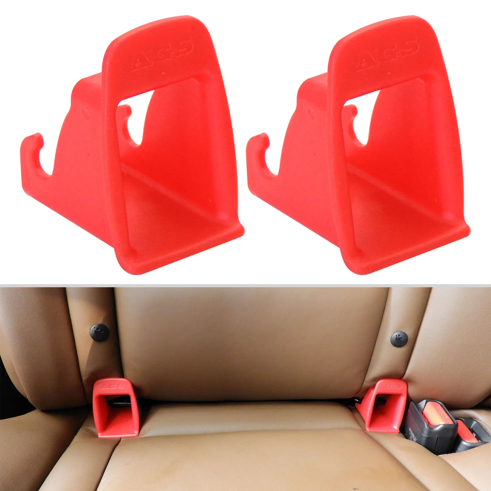 Hot 1 Pair Car Baby Seat ISOFIX Latch Belt Connector Guide Groove Baby Car Interior Seat Accessories Safety