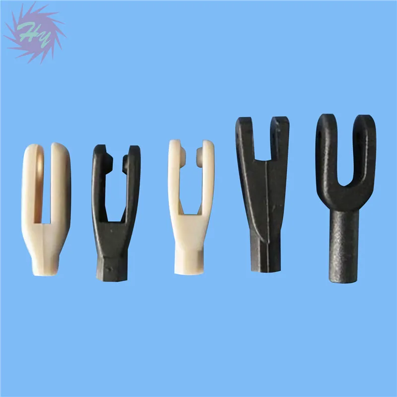 10 Pcs Nylon Clevis For RC Airplanes Parts Electric Planes Foam Model Accessories Color Black/ Grey