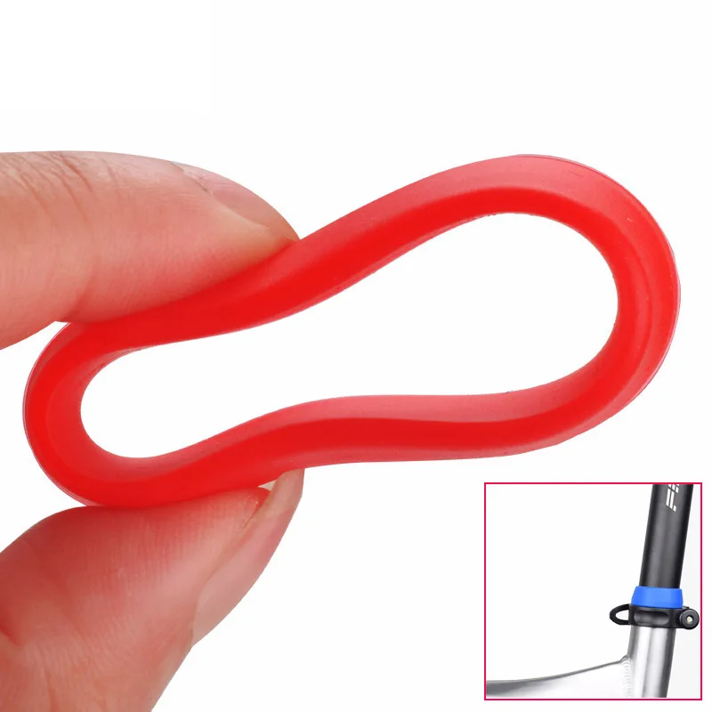 Waterproof Silicone Ring Gasket for Bicycle Seatpost Protection Mtb Tube Mountain Road Bike Seat Post Dustproof Cover Washer