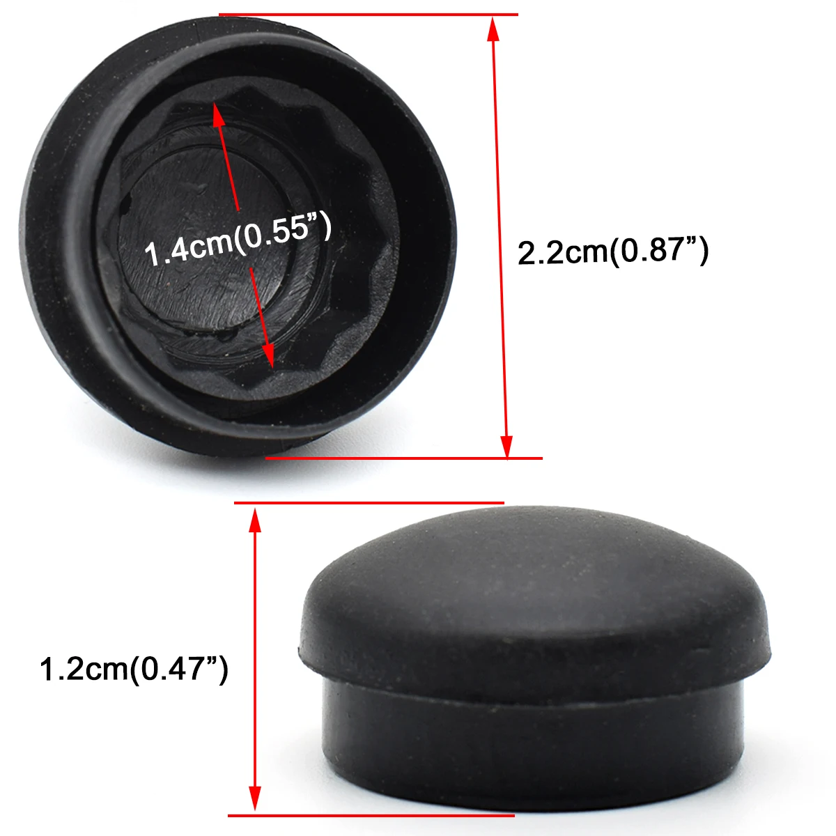 2Pcs Car Front Windscreen Wiper Arm Nut Cap Bolt Cover For VW Passat B5 B6 B7 Golf MK4 MK5 MK6 MK7 Polo Jetta Tiguan CC T4 T5 T6