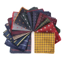 Mode Gestreepte Pocket Plein Voor Mannen Vrouwen Borst Handdoek Hanky Polyester Zakdoeken Herenpakken Zakdoek Bloemen Pocket Handdoek