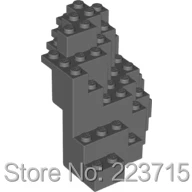 *Mountain Brick 8X8X6* Y2213 5 pcs DIY enlighten block brick part No. 23996  Compatible With Other Assembles Particles