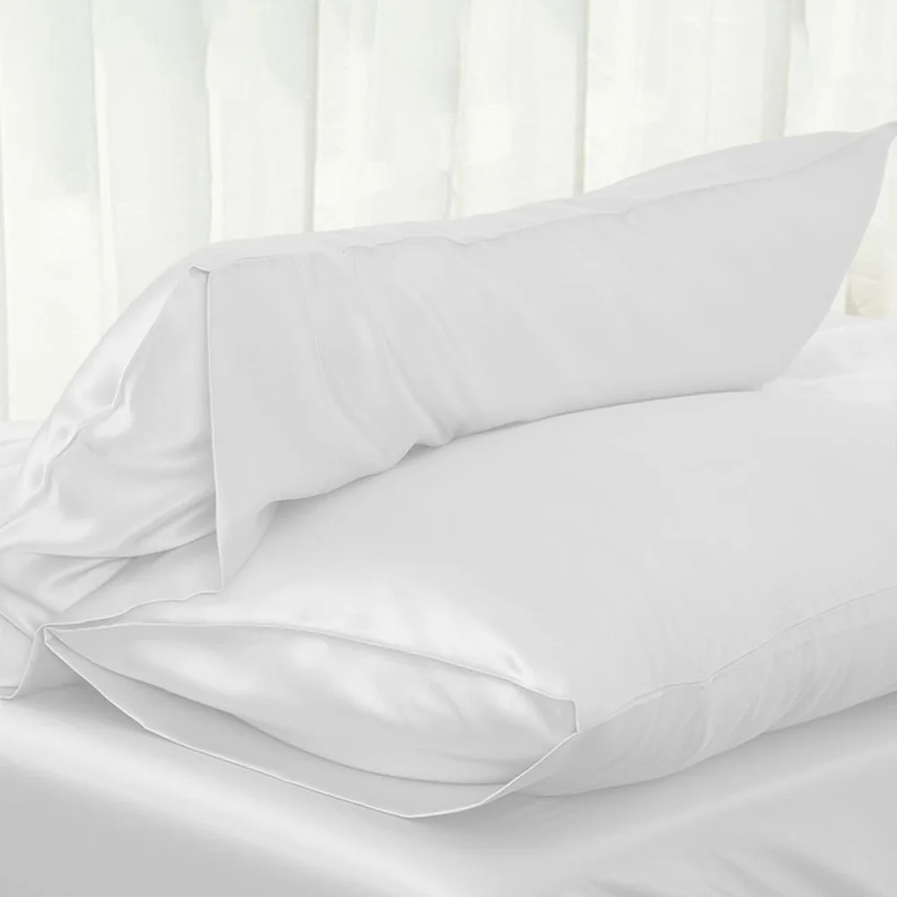 Satin Silk Pillow Case 51x76cm Solid  Bedding Twill Soft Skin-friendly Environmental protection Hot Type