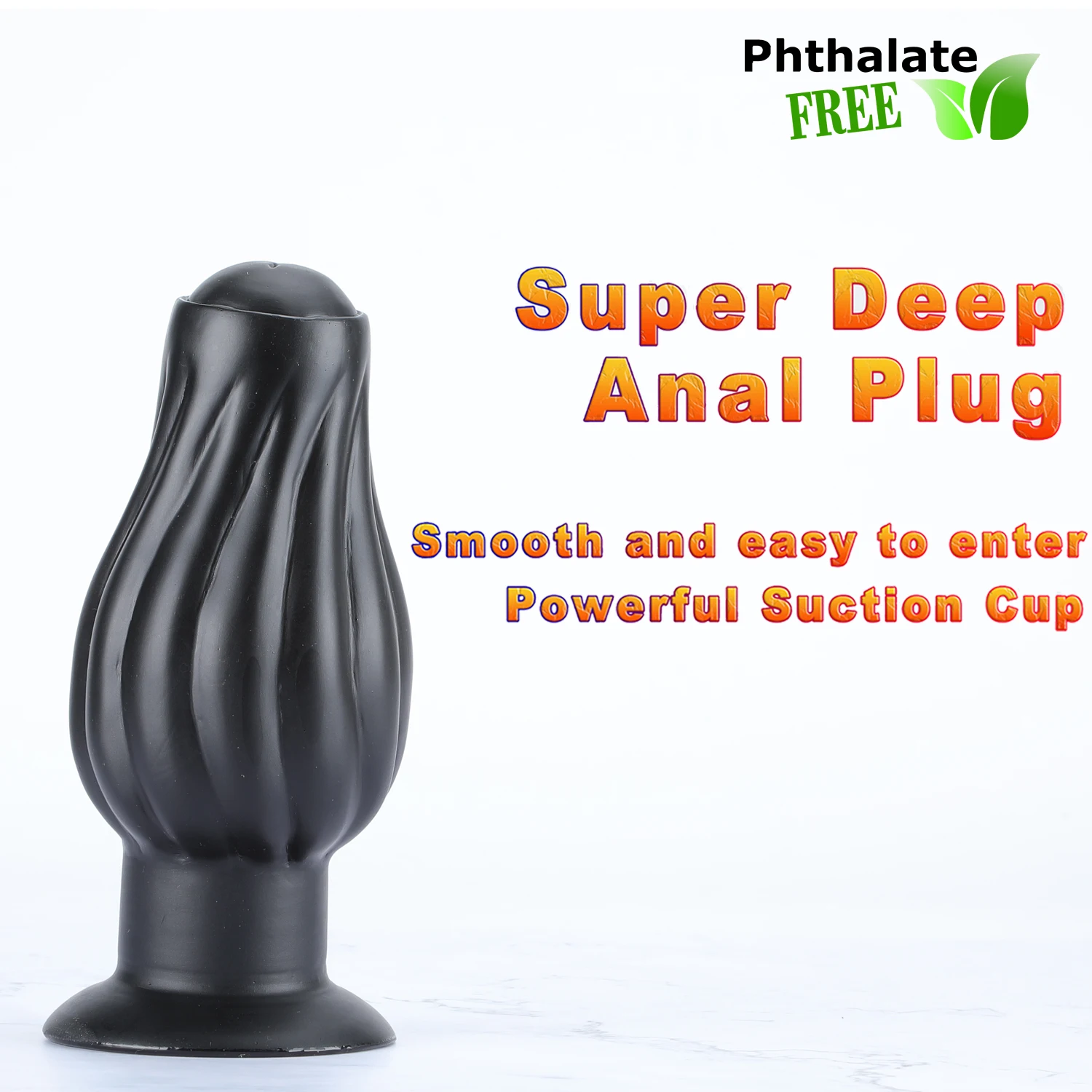 7inch Bud Shape Anal Plug Big Dildo For Adult Gay Products Butt Plug for Man Woman Suitable for Intermediate Experienced Player