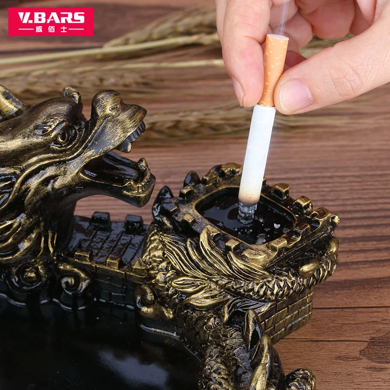 Creative Design Dragon Ashtray Unique Portable Living Room Ashtray for Car interior Home Party Bar Office Ashtray Home Gift