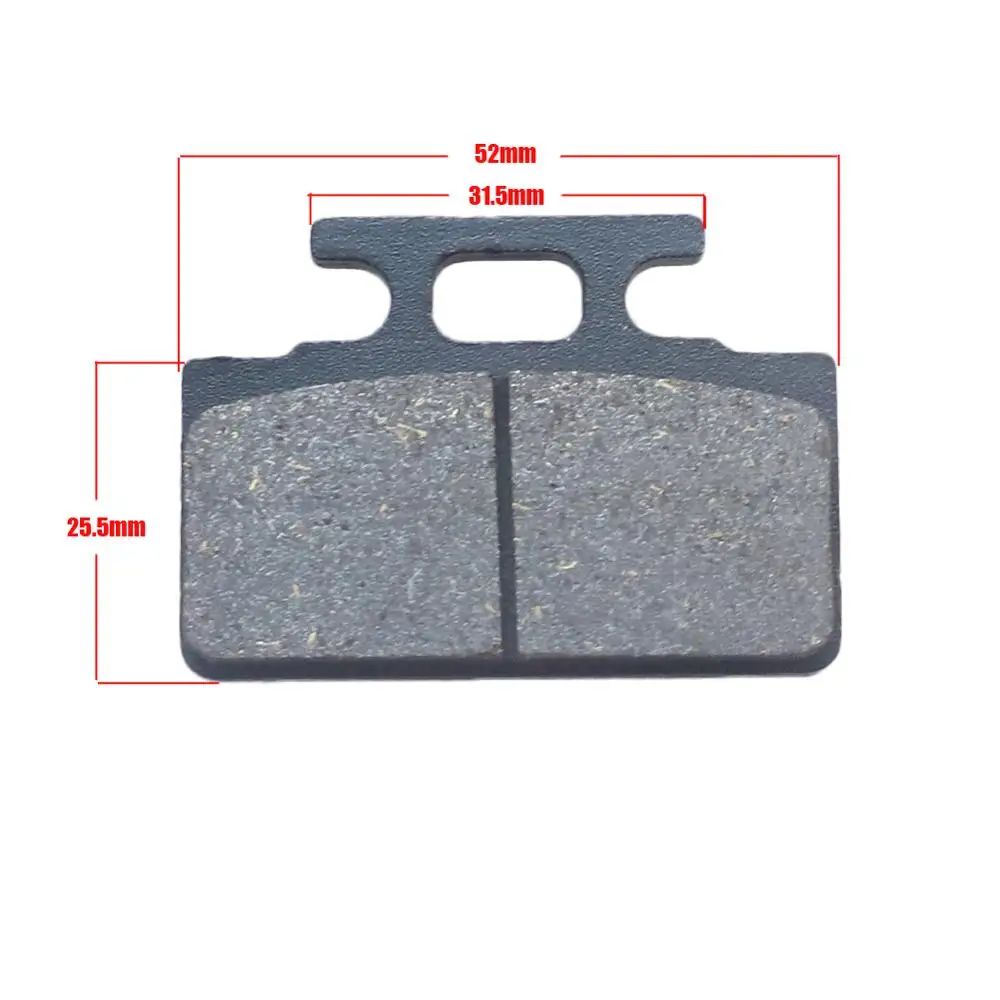 Front Brake Pads Rear Brake Disk Pads For ATV Quad Buggy Go Kart Scooters 50cc 70cc 110cc 125cc 140cc 160cc 250cc Dirt Pit bike