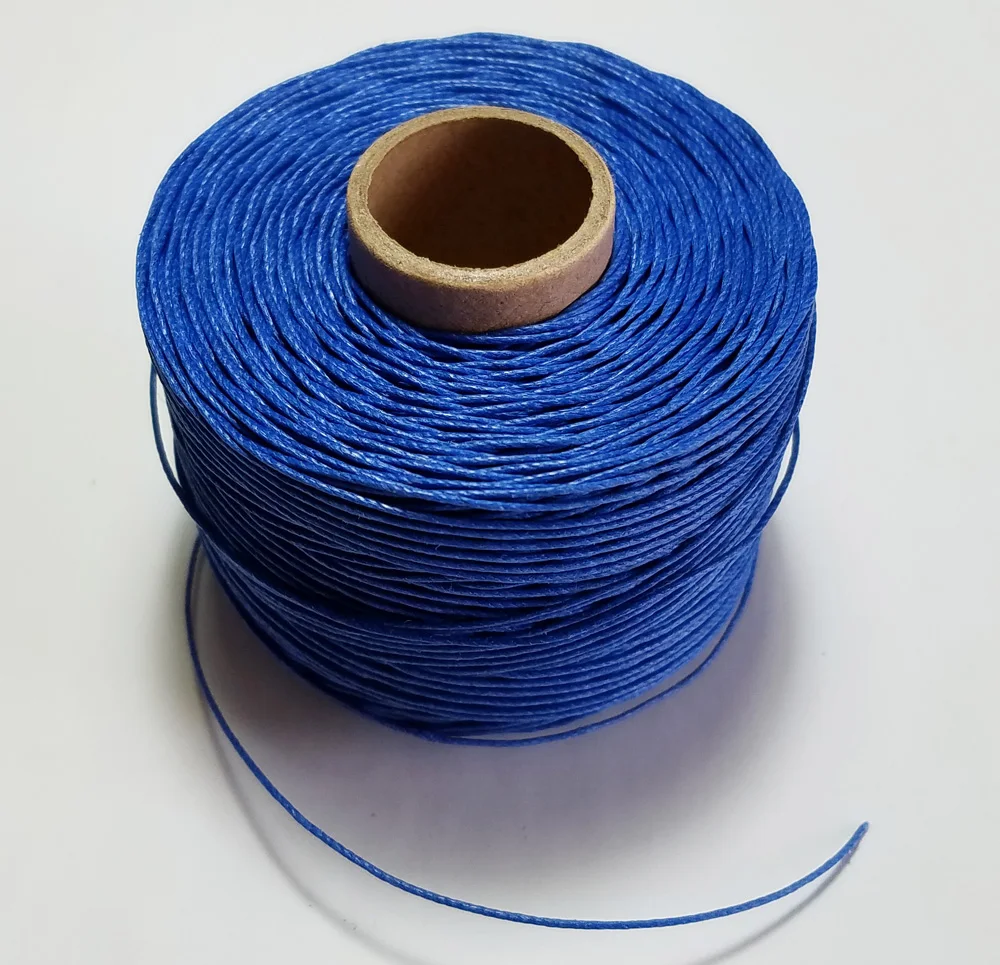 High tenacity 100% Linen waxed thread 100m/roll twine cords Waterproof rope for Leather sewing handmade accessory DIY