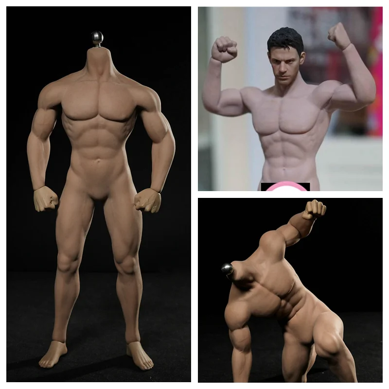 

1/6 SFD Suntan Skin Short and Stocky Male Figure Body Accessories Tall 27cm BJD DIY Action Figure Doll Soft Silicone Model C1210