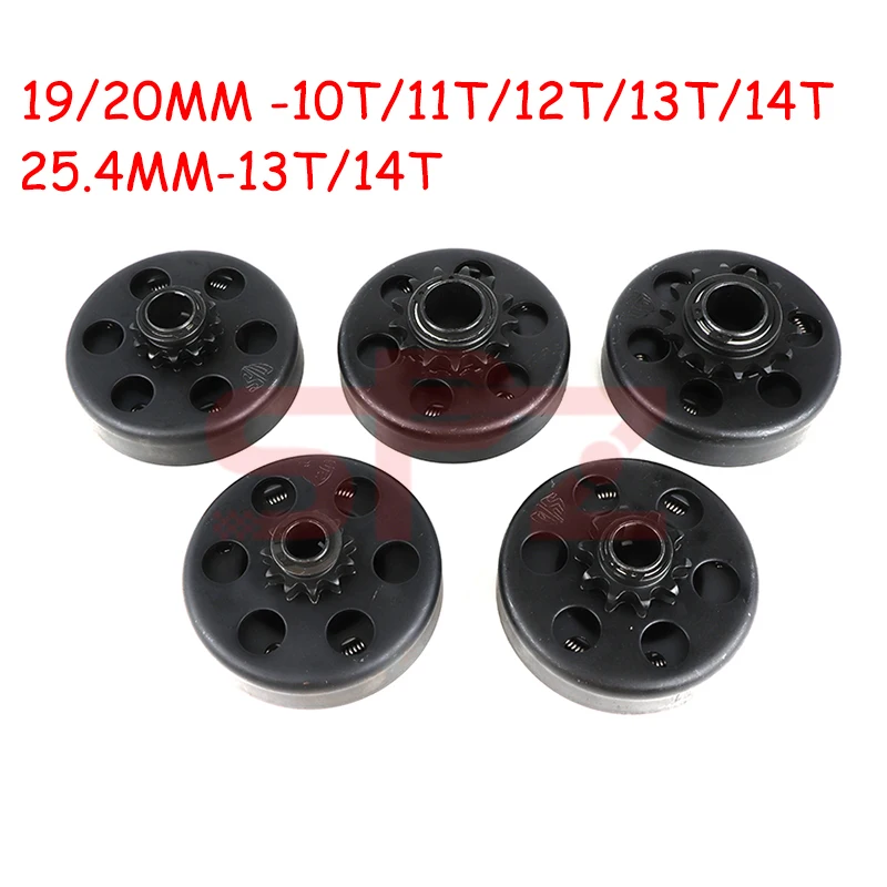 

19 mm 20 mm centrifugal automatic clutch 3/4" 10T 11T 12T 13T 14T for 420\35\428 GO Kart Fun kart mini bicycle engine chain