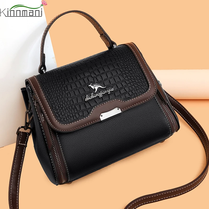 Genuine Brand Leather Sac Luxury Handbags Women Bags Designer Shoulder Crossbody Hand Bags For Women 2024 Purses And Handbags