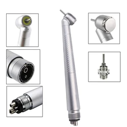 45 Degree Circle LED Dental Hanpiece High Speed Turbine Tip With Ceramic Bearing
