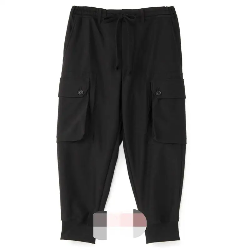 Men's Casual Pants Sports Pants Spring And Autumn New Solid Color Side Pocket Design Young Fashion Slim Pencil Pants