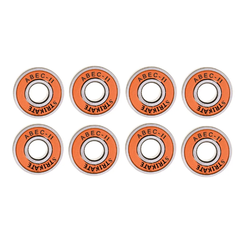 8pcs Skateboard Bearing 608rs Abec 11 Integrated spacer Longboard Bearing