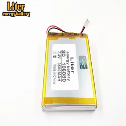 7.4V 3500mAh 106080 XH2.5/2P polimerowy akumulator litowo-jonowy dla odtwarzacza DVD miernik z celownikiem satelitarnym WS6902 WS6912 WS6909 WS6918 WS6922