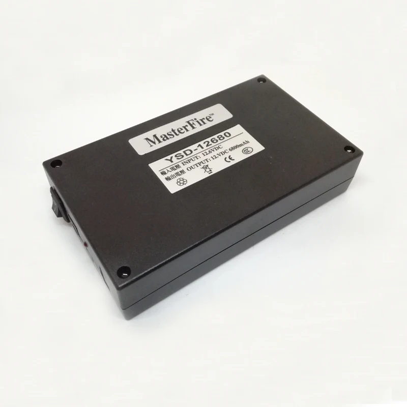 MasterFire قدرة فائقة 12 فولت 6800 مللي أمبير بطارية قابلة للشحن بوليمر بطاريات ليثيوم أيون حزمة لشاشة كاميرا CCTV YSD-12680
