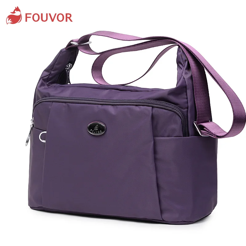 Fouvor 2024 Shoulder Bags Large Capacity For Ladies New Simple Wild Nylon Women\'s Bag Canvas Messenger Crossbody Bag 2786-03