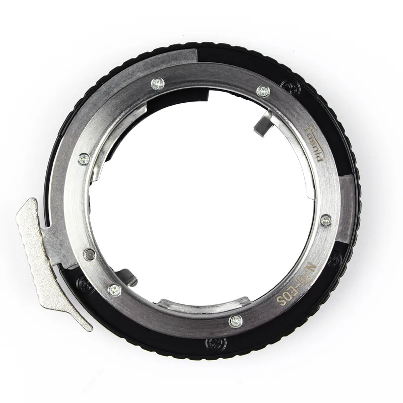 N/G-EOS Mount Adapter Ring with Aperture Ring For Nikon AI AI-S F mount Lens to Canon EOS EF mount camera