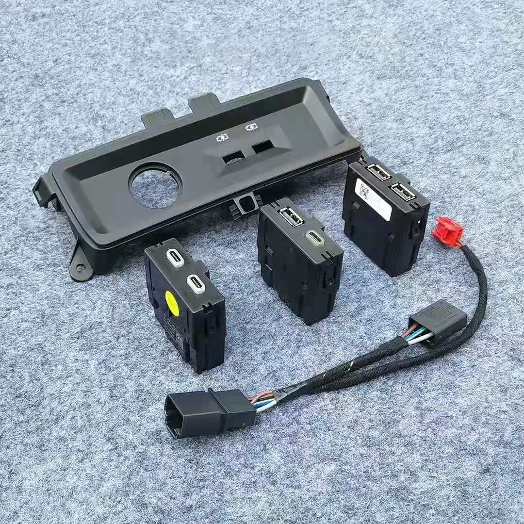 

LHD Rear Seat Double USB Double TYPE-C USB & TYPE-C Charging FOR A6 C8