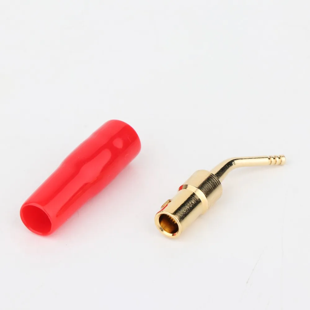 8 Stuks Preffair Ba1458 Vergulde 2Mm Bananenstekker Versterker Luidsprekerkabel Draad Pin Plug Connector