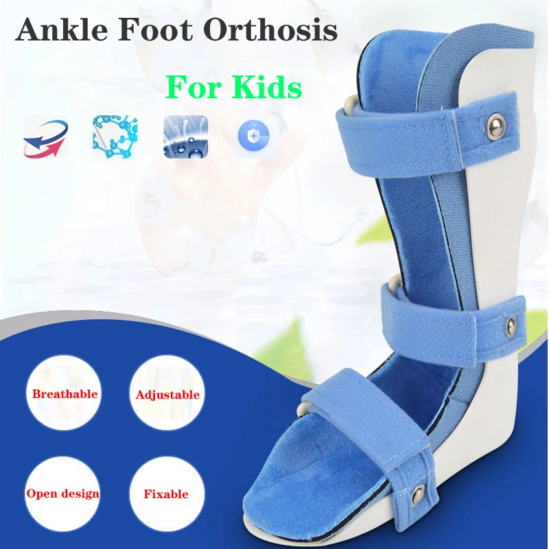 

Kids Ankle Foot Sprains Braces Child Foot Drop Orthosis Ankle Fracture Rehabilitation Ligament Tear Talipes Varus Valgus Support