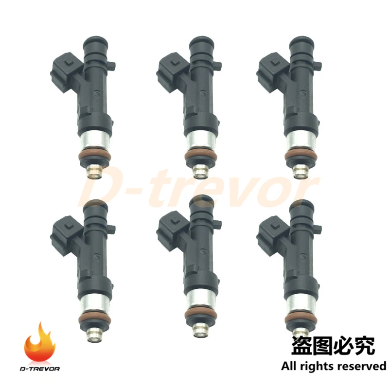 6PCS OEM 0280158034 Fuel injectors Nozzle For Dacia 2004 Lodgy Dokker Renault Logan 1.4-1.6L