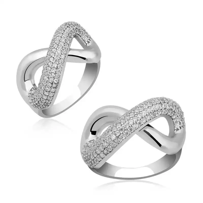 Silver Infinity Ladies Ring