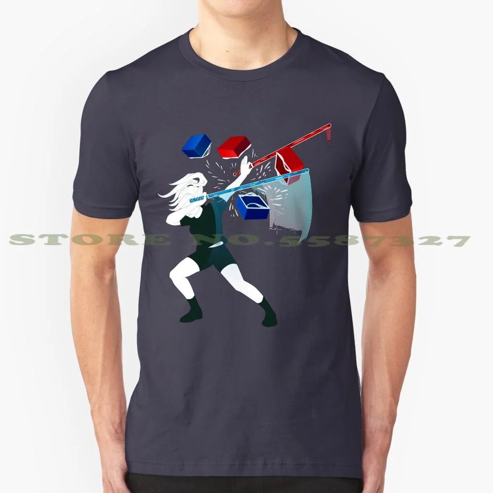 Beat Saber Girl-Meme Edition 100% Pure Cotton T-Shirt Beat Saber Virtual Reality Htc Vive Steam Oculus Rift Gaming Vr Fitness