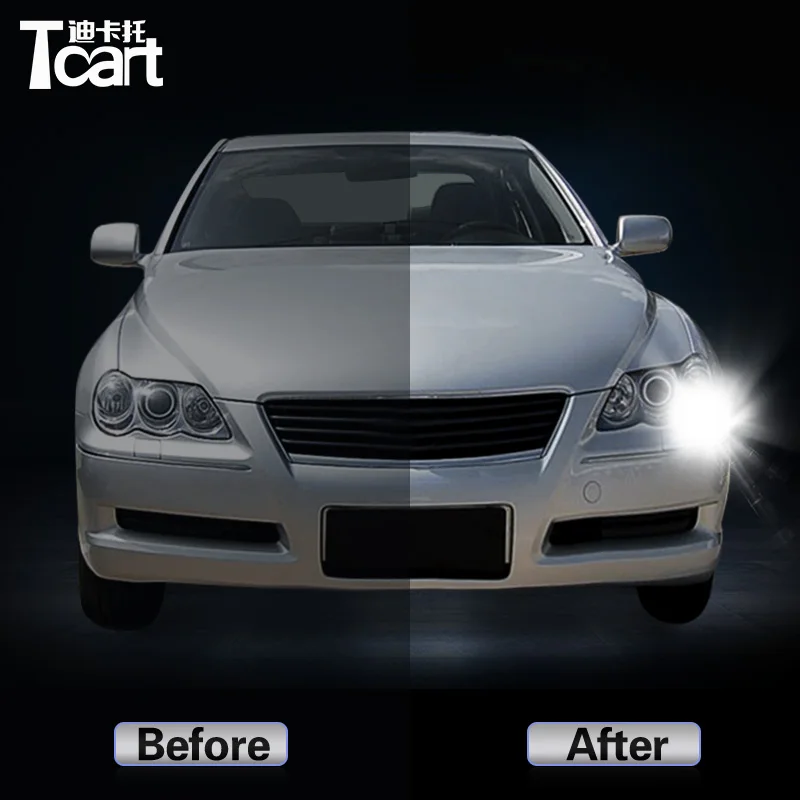 Car accessories 7440 W21W WY21W T20 For Toyota Mark X (X120) 2004-2009 Led Daytime Running Light turn drl 2in1