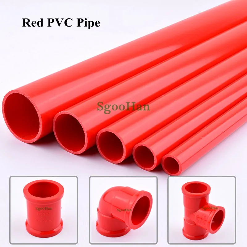 1pc 20~75mm UPVC Tube Aquarium Fish Tank PVC Pipe Home Garden Irrigation Watering Hydroponic Planting Frame Tube 49~50cm Long