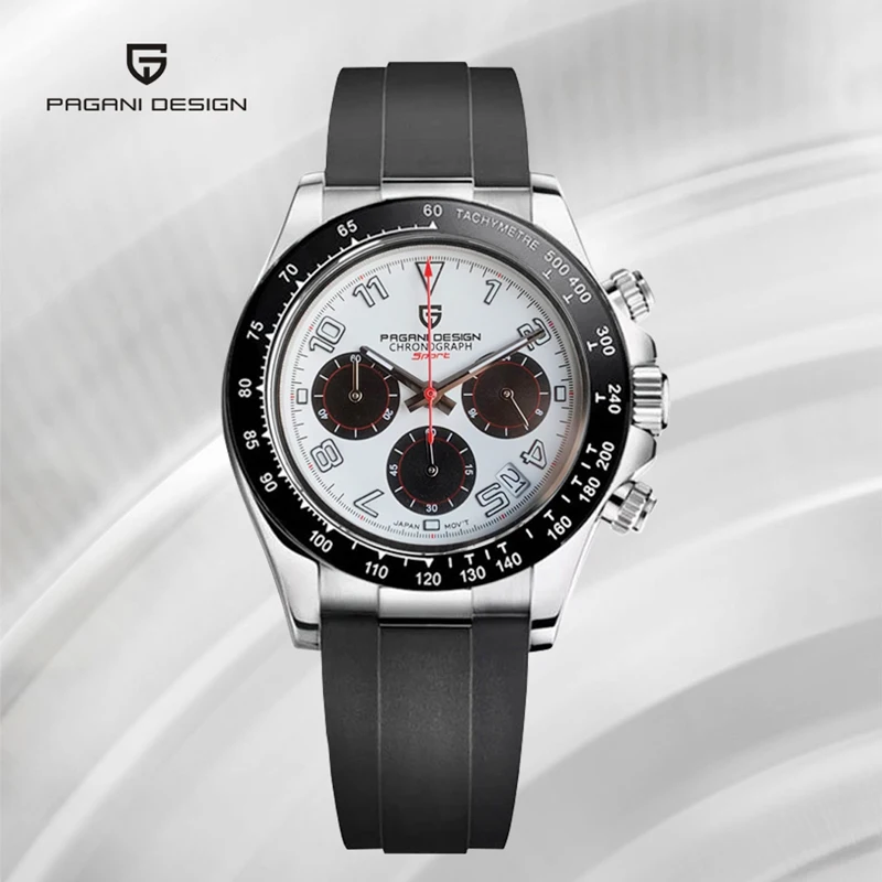 

PAGANI DESIGN 2023 Mens Watches Multifunction Chronograph Automatic Watch For Men Quartz VK63 Sport 100M Waterproof reloj hombre