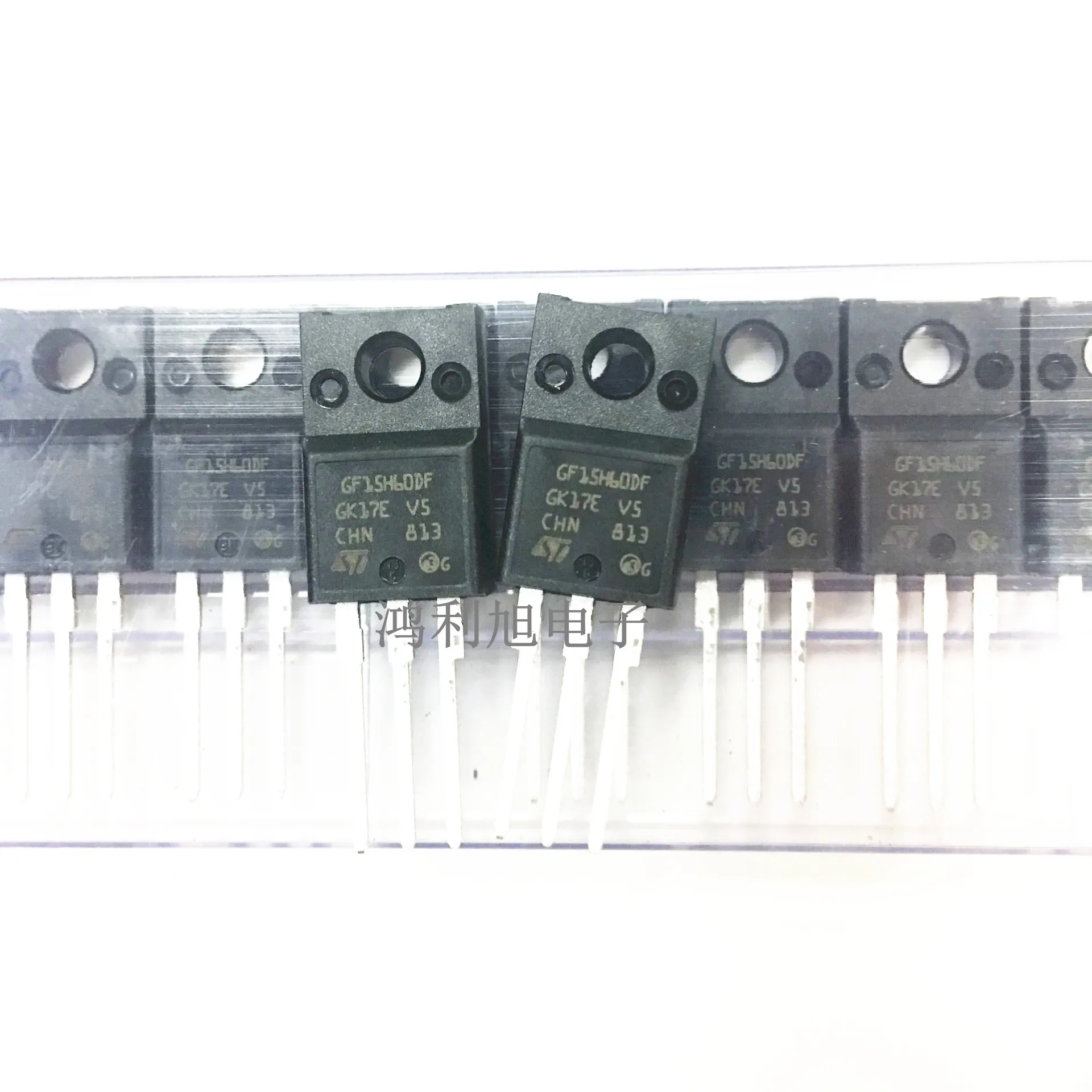 

10PCS/Lot STGF15H60DF Trans IGBT Chip N-CH 600V 30A 30000mW 3-Pin(3+Tab) TO-220FP Tube