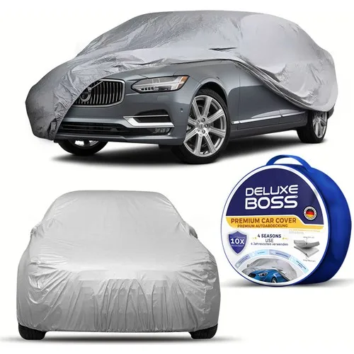 Deluxe Boss Volvo S90 Custom fit Car Tarpaulin-10X Ultra Protection