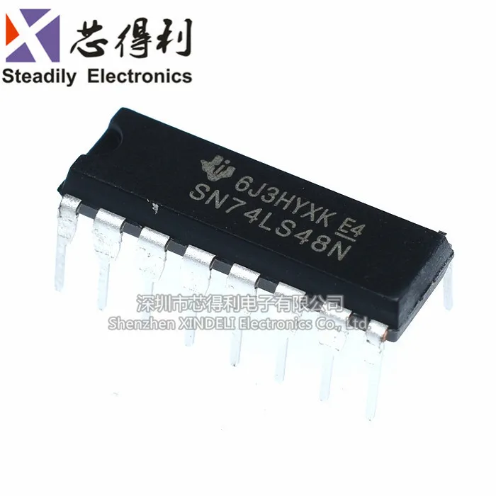 10pcs/lot 74ls48 Hd74ls48p Sn74ls48n Dip-16 Device/Driver