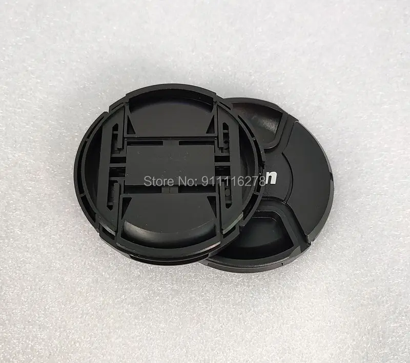 49 52 55 58 62 67 72 77 82 mm center pinch Snap-on cap cover for NIKON for CANON Lens cap