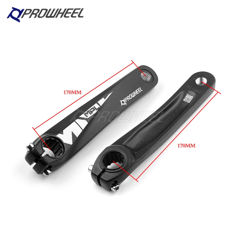 PROWHEEL Mountain Bike Crankset 6/7/8/9/10/11 Speed 170mm Crank 22-30-40T 24-32-42T 26-36T 28-38T Chainrings MTB Bicycle Parts