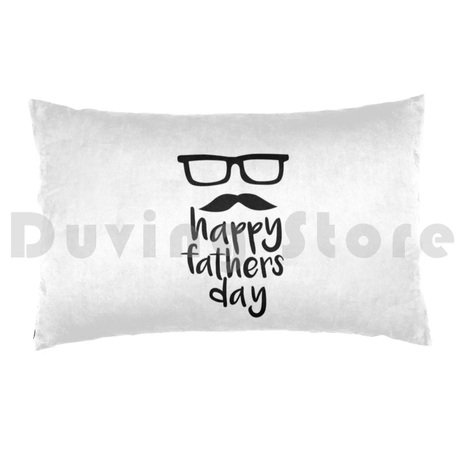 Happy Fathers Day Pillow Case DIY 50*70 Fathers Day Fathers Day Dad Hipster Dad Hipster Dad Hipster Beard