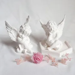 DIY 3D Angel mold Aromatherapy gypsum Cute Baby mold Candle mold silicone mold angel Fondant Cake mold Home Party Decor