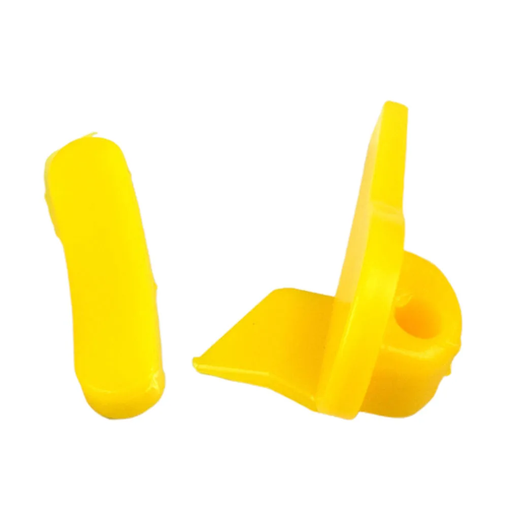 2x 53mm Yellow Wheel Protection Nylon Tire Changer Bird Head Pad Rim Protectors