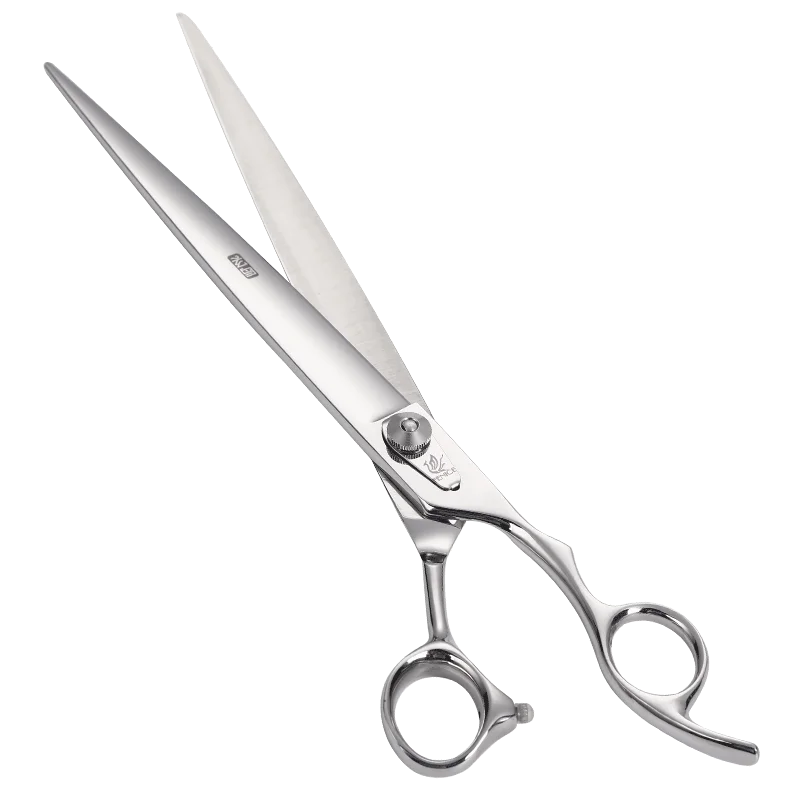 Fenice 10 Inch Professional Dog Grooming Cutting Shears Japan 440C Straight Scissors Pet  Accesories Groomer Tools