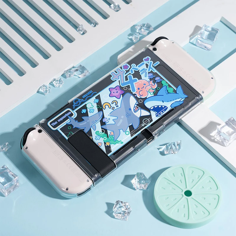 Switch Transparent Crystal Case for Nintendo Switch Soft Cover Housing NS Game Console Protective Case For Nintendo Switch