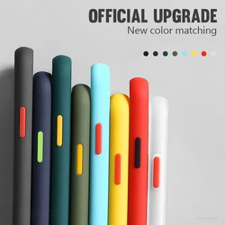 Silicone Translucent Matte Phone Case For iPhone X XR XS 11 Pro Max 7 8 Plus SE 2020 2022 Shockproof Frosted Back Cover