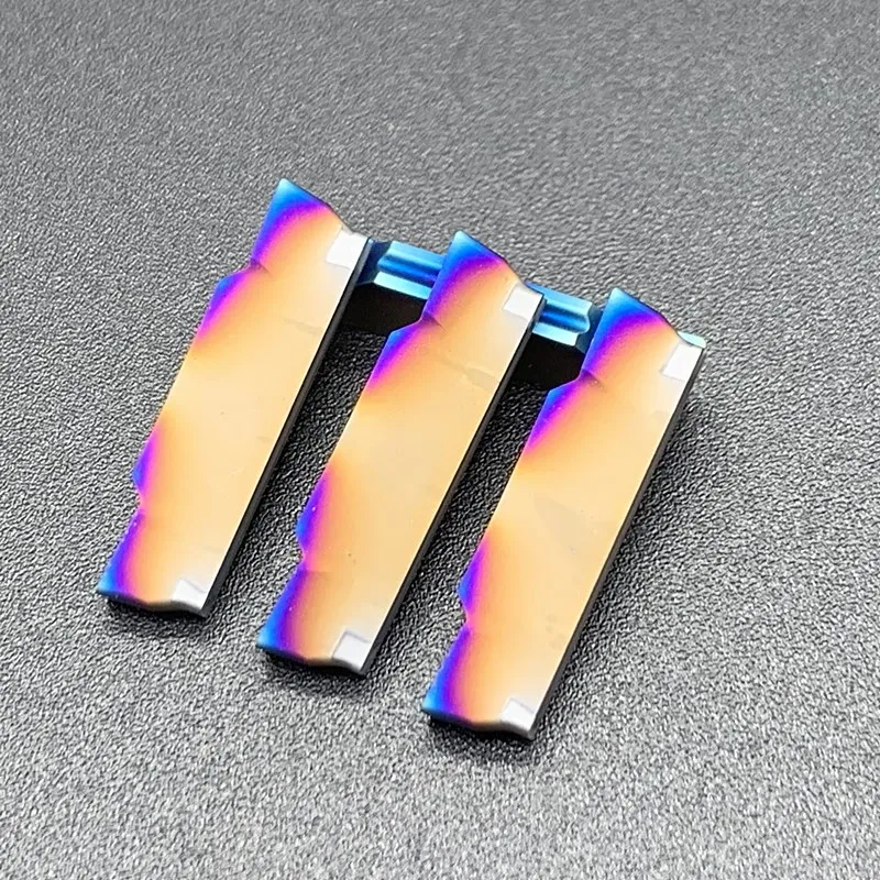 Mgmn300 m nano azul torneamento ferramentas inserções de carboneto torno cnc cortador mgmn300 separação e sulco parte