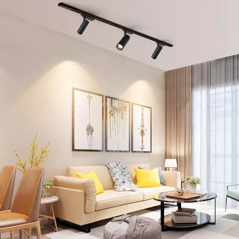 10Pcs 1m LED Track Rail, Track Light Connectors Universal Rails For LED Track Lighting, Black/White Shell DHL